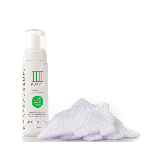 rose and caramel tan removers
