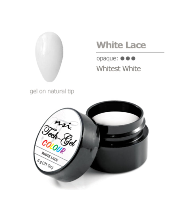 NSI Tech Gel Colour 6gm White Lace