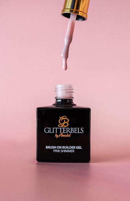 Brush on Builder Gel – Pink shimmer