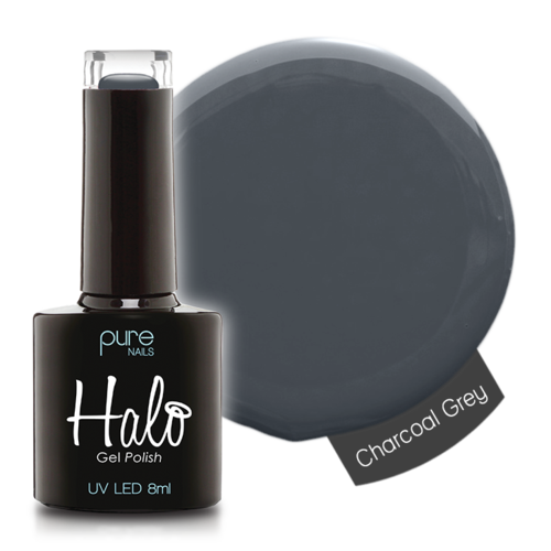 Halo Gel Polish 8ml Charcoal Grey