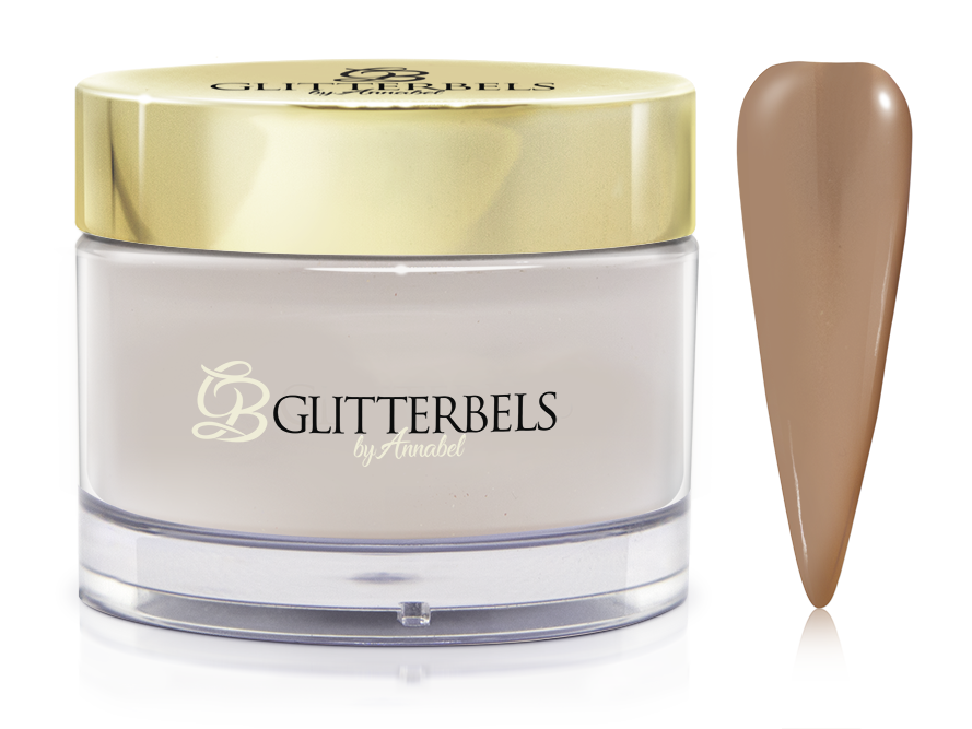 Caramel Nude Glitterbels Coloured Acrylic Powder