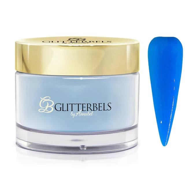 Bright Blue Glitterbels Coloured Acrylic Powder