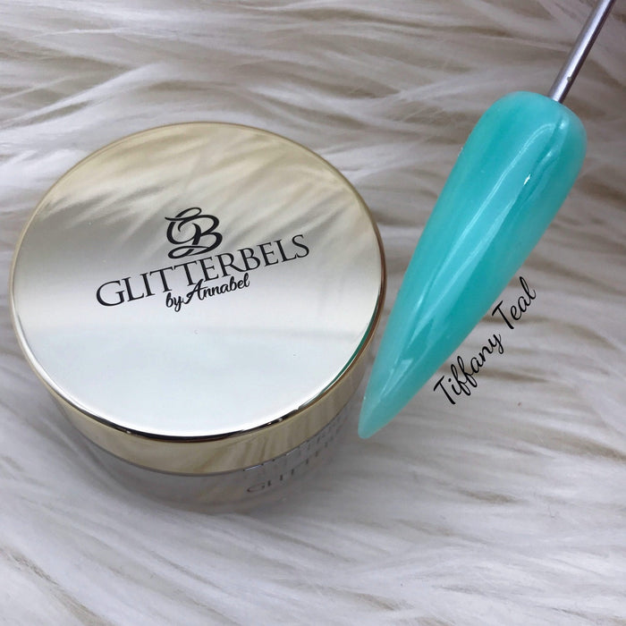 Tiffany Teal Glitterbels Coloured Acrylic Powder