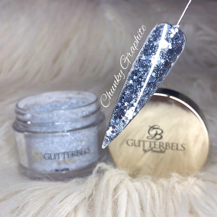 Chunky Graphite Glitterbels Pre Mixed Glitter