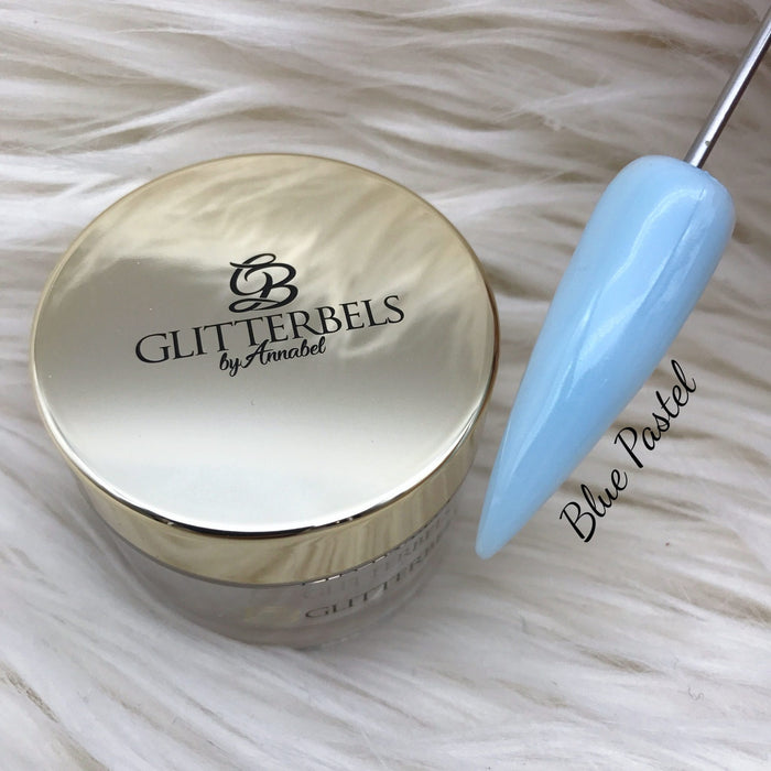 Blue Pastel Glitterbels Coloured Acrylic Powder