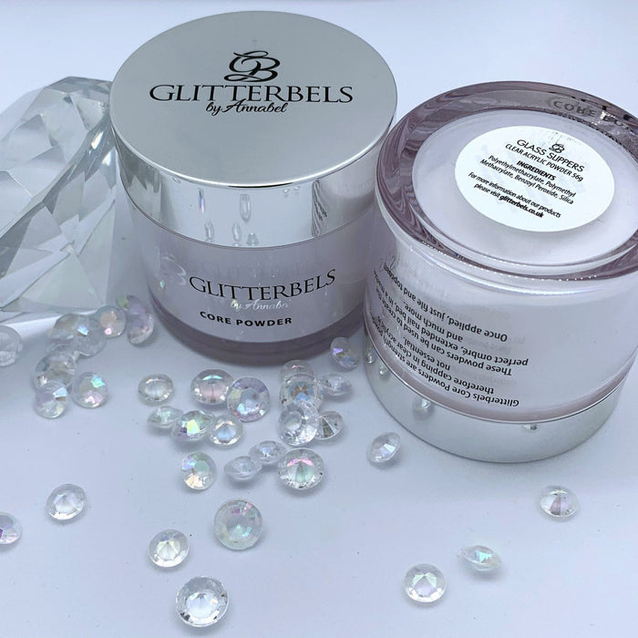 Glitterbels Core Powder Glass Slippers