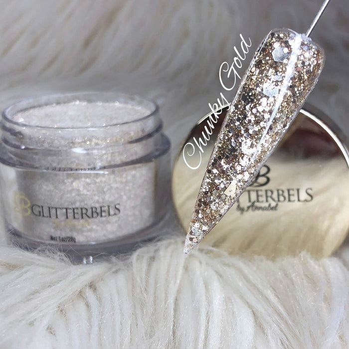 Chunky Gold Glitterbels Pre Mixed Glitter