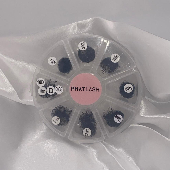Phat Lash Promade Wheel 10D, D Curl, 0.05, 9mm-17mm