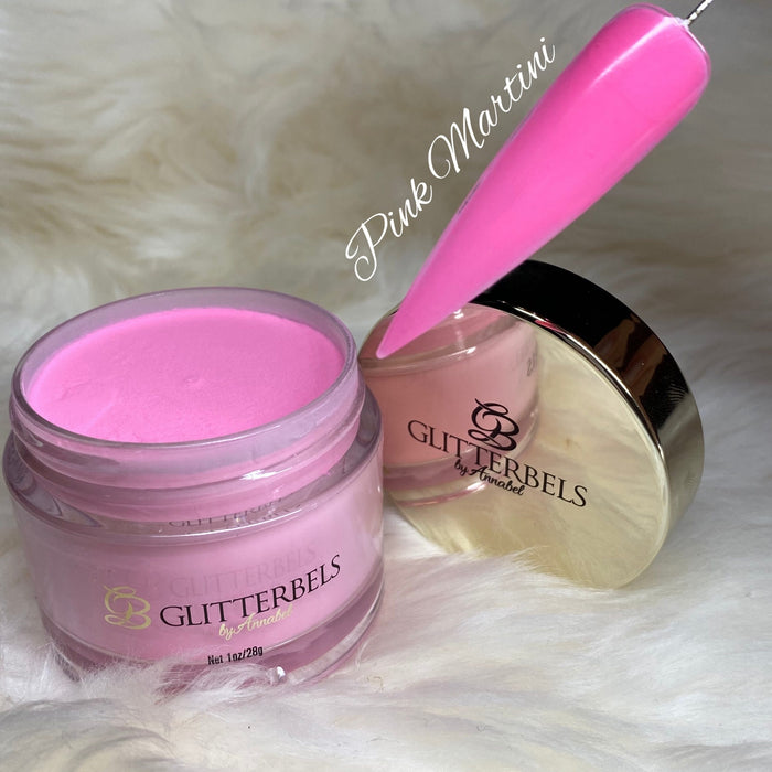 Pink Martini Glitterbels Coloured Acrylic Powder