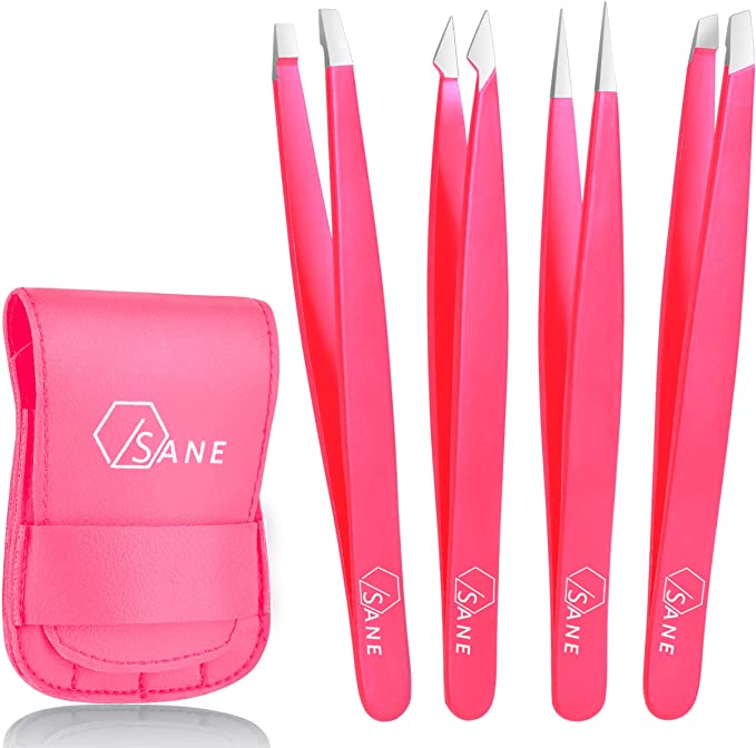 Set of 4 tweezers